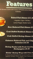 The Pour House And Grill menu