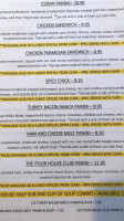The Pour House And Grill menu