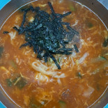 대우칼국수 Comida