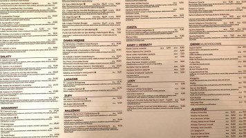 Da Grasso Zary menu