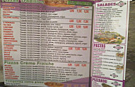 Brava Pizza menu