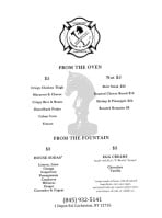 Cochecton Fire Station menu