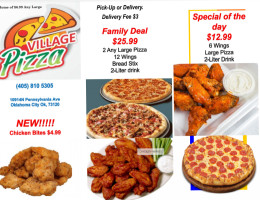 Village Pizza food