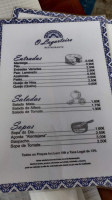 Restaurante O Lagarteiro menu