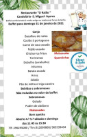 O Raiao menu