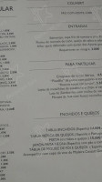 Taberna La Popular menu