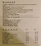 Cantina Piolin menu