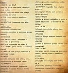 Camelo Pizzaria menu