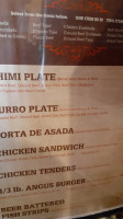 Fuego And Grill menu