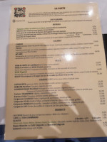 LE PAVILLON menu