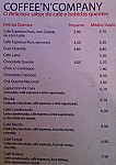 Café Donuts menu