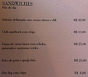 Café Daslú menu