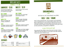 Groundswell menu