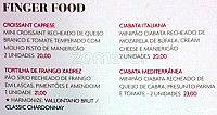 Café Splendor Paulista menu