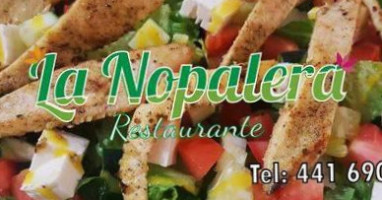 La Nopalera food