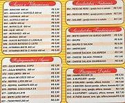 Café Imperial menu