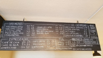 Cafe Dore menu