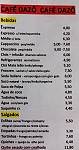 Café Dazô menu