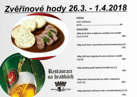 Restaurace Na Hradbách food