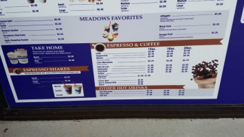 The Meadows Original Frozen Custard Espresso Café inside