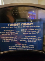 Yummy Yummy menu