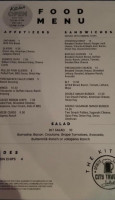 City Tavern menu