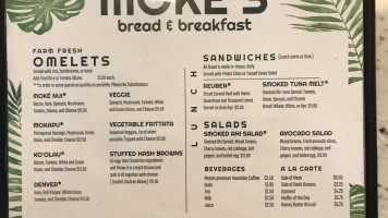 Moke's Bread Breakfast Kaimuki menu