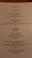 Restaurace A Sklepní U Havířů menu
