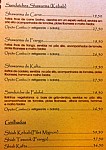 Byblo's menu