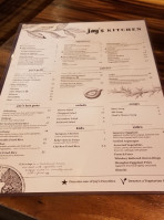 Jay’s Kitchen menu