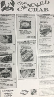 The Cracked Crab menu