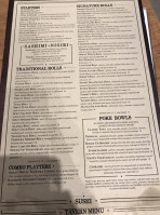 Tommys Tavern Tap menu
