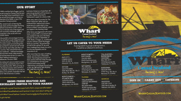 Wharf Casual Seafood Eastchase menu