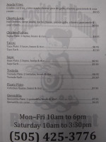 La Casita De Mama menu