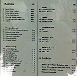Bovinu's menu