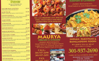 Maurya Kebabs Curries food