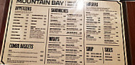 Mountain Bay Bar Grill menu