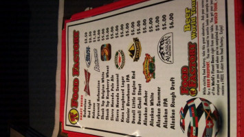 Food Factory menu