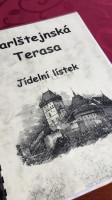 Karlštejnská Terasa menu