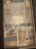 Brewsters menu