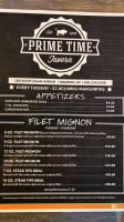 Prime Time Tavern menu