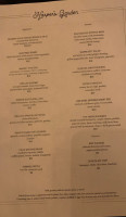 Harper's Garden menu