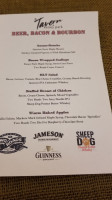 The Tavern At Keney Park menu