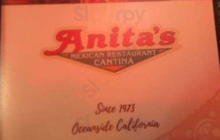 Anitas menu