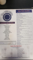 The Blue Plate menu