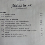 U Šimků menu