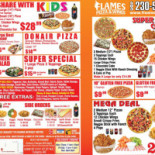 Flames Pizza & Wings Comida