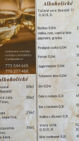 Restaurace A Potraviny U Křížku Roztoky menu