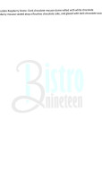 Bistro 3 Nineteen menu