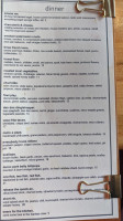 Rye menu